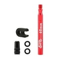 thumbnail image 1 of S SERENABLE Bike Presta Value Extender Values Extension Aluminum Alloy Inner Tyre Tube Kit F/V for Mountain Bikes with Core and Adaptor Rod 1pc Red 60mm, 1 of 9