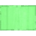 thumbnail image 1 of Ahgly Company Indoor Rectangle Abstract Emerald Green Modern Area Rugs, 8' x 10', 1 of 4