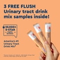 thumbnail image 6 of Uqora Flush Advanced+ Urinary Tract Health Supplement Drink Mix with D-Mannose & Cranberry – Bonus Pack + 3 Free Flush Pink Lemonade Samples, 6 of 7