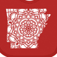 thumbnail image 4 of Inktastic Arkansas Silhouette Mandala Boys or Girls Baby Bib, 4 of 4