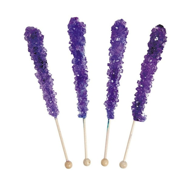 Purple Rock Candy Pops Edibles 12 Pieces