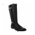 thumbnail image 4 of Karen Scott Womens Deliee 2 Faux Leather Tall Riding Boots Black 10 Medium (B,m), 4 of 6