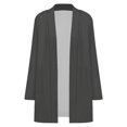thumbnail image 4 of Women's Long Sleeve Open Front Cardigan with Pockets, Long Casual Cardigan, 4 of 7