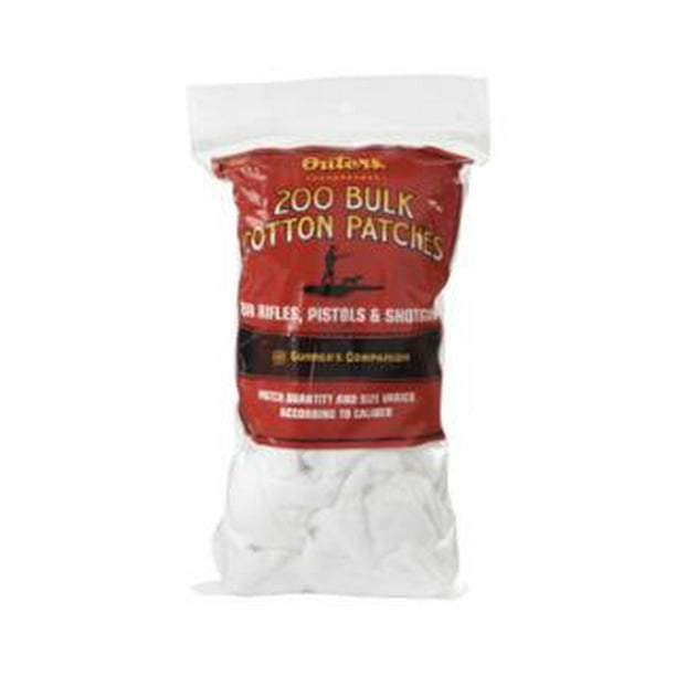 Outers Bulk Cotton Gun Cleaning Patches for Use with 3050 Cal, 225