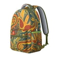 thumbnail image 3 of Ethnic Paisley Boho School Backpack Lightweight Students’s Backpack with Vibrant Retro Floral and Mandala Inspired Paisley Design, 3 of 3