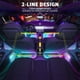 thumbnail image 4 of Tira de Luces Led XWSHYW para Interior de Coche 4 Luces Led Control Remoto Multicolores con Sincronización de Música, 4 of 6