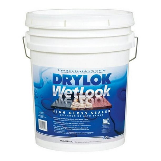 Porcelain Tile Wet Look Sealer Drylok 28915 Wet Look Concrete & Masonry Sealer - Walmart.com - Walmart.com