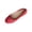 Red, variant on Women'S Blue Low Cut Casual Shoes Flat Round Toe Flock Fabric Decorative Detail Comfortable Spring Summer Size 8.5
