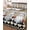 Brown, variant on Farmhouse Chef Gnomes King Size Down Alternative Comforter, Lightweight Comforter Quilt Bedding Set with Pillow Shams Vintage Black White Plaid All Seasons Bed Comforter Duvet Insert 96"x106"