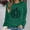 Army Green, variant on ZunFeo Womens Crew Neck Red Pumpkin Graphic Long Sleeve Pullover Sweatshirt for Fall Hall-oween Thanksgiving,Size XL