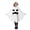 yue866-24-White, variant on KHONTS Ghost Face Poncho for Toddler Kids Hooded Cloak Halloween Performance Clothes Spooky Capes 25-White XS