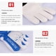 thumbnail image 3 of Guantes de portero de fútbol, guantes de entrenamiento de portero, agarre fuerte, antideslizantes y transpirables para adultos y niños., 3 of 5
