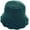 Green, variant on CoCopeaunts Ladies Bucket Hat Autumn Winter Knitted Breathable Basin Hat Leisure Fascinator Fungus Brim Foldable Fisherman Hat