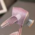 thumbnail image 6 of Girls Dress Shoes Low Heels Glitter Princess Shoes, 6 of 8