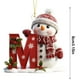 thumbnail image 3 of Adornos navideños, adornos navideños, regalos navideños, 26 letras, decoración para árbol de Navidad, colgante, adornos para árbol de Navidad, adornos navideños DIY, decoración navideña, decoración co, 3 of 9