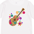 thumbnail image 4 of Inktastic Acoustic Guitar with Colorful Flowers Boys or Girls Long Sleeve Toddler T-Shirt, 4 of 5