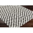 thumbnail image 3 of Mark&Day Area Rugs, 9x12 Ilea Modern Black/Ivory Checkered Rug, Ivory Black Carpet for Living Room, Bedroom or Kitchen (9'2" x 12'), 3 of 6