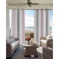 thumbnail image 4 of Pink Grey Striped Blackout Curtains 72 Inches Long for Bedroom, Geometric Vertical Stripes Minimalist Thermal Insulated Room Darkening Black Out Window Curtain Panels Grommet Drapes for Living Room, 4 of 8