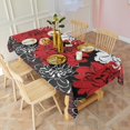 thumbnail image 3 of Rectangle Boho Style Waterproof Tablecloth 60×102 Inch, Bohemian Colorful Floral Reusable Indoor/Outdoor Durable Table Cover for Party Kitchen Dinner Room Decor, 3 of 6