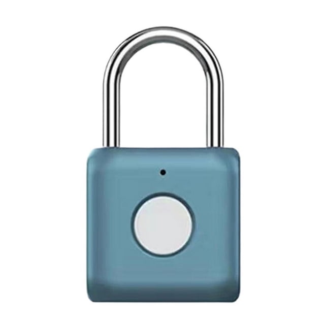 1pc Fingerprint Lock Keyless Waterproof Anti-Theft Smart Lock Fingerprint Padlock With Intelligent Alarm System For Home Securty