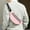 Pink, variant on Crossbody Bag,Mini Small Shoulder Bag,Lightweight Trendy Phone Bag,Unisex Leisure Satchel,Nylon Anti-Theft Sling Pack,Everyday Carry Bag Holiday Gifts