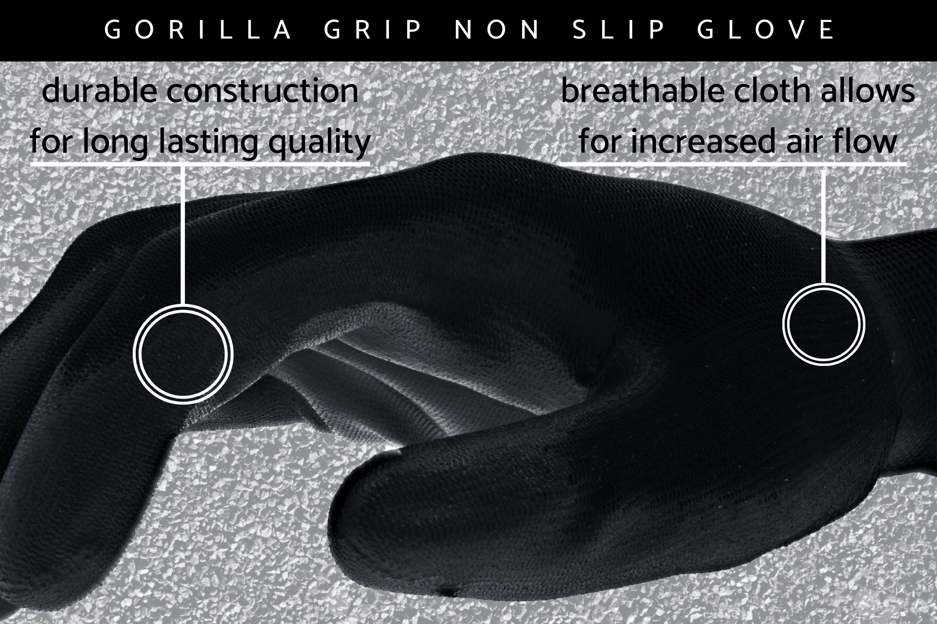 Grease Monkey Gorilla Grip Slip Resistant Gloves 15 Pack, X-Large, 25043-25