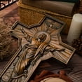 thumbnail image 2 of Jesus Christ Catholic Cross Christian Wall Art Decoration Easter Gift Home Altar Tabletop Hanging, 2 of 6
