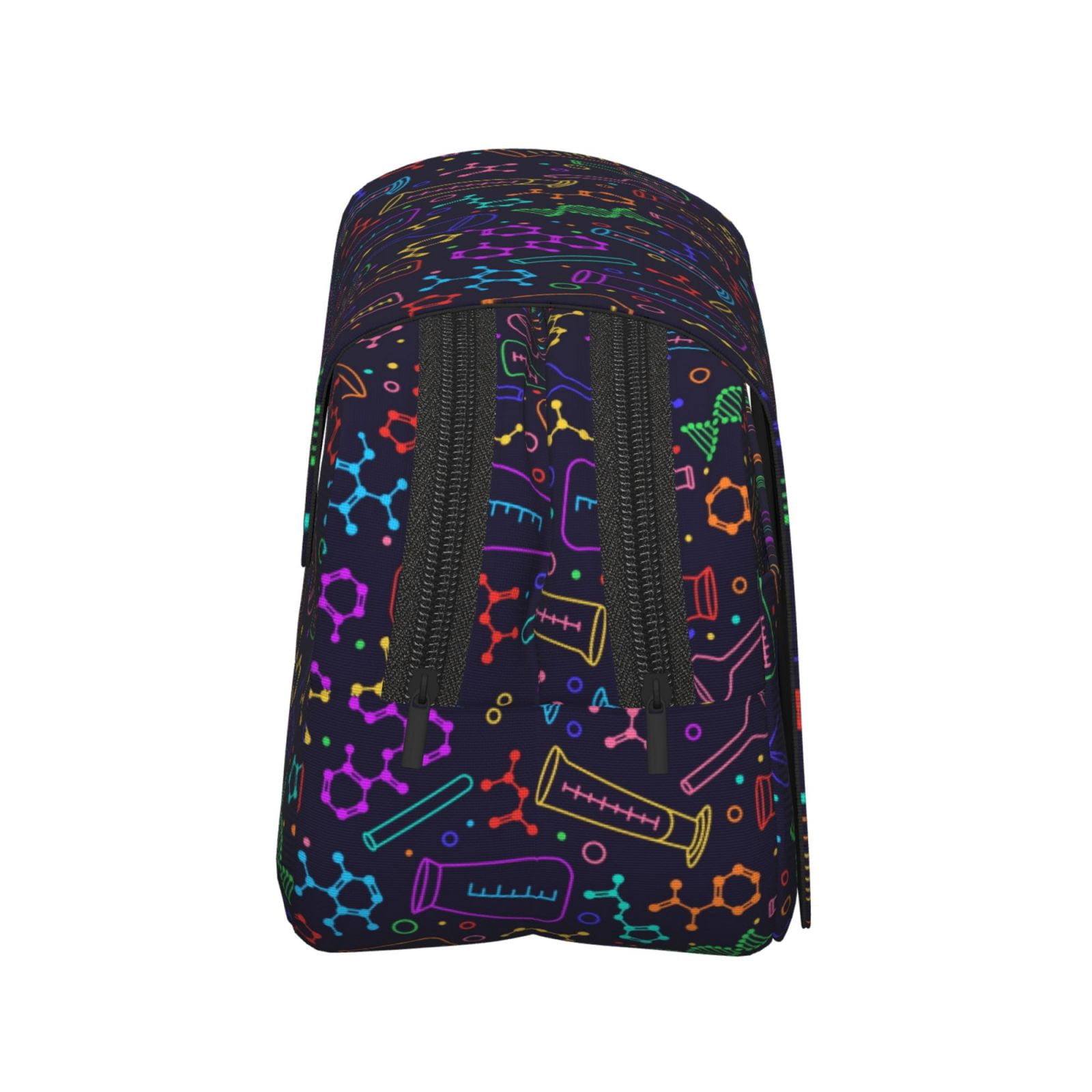 Rateoe Chemistry Science Pattern Double Clamshell Pen Case, Storage Organizer with Two Zipper Compartments– Holds Up to 50 Pencils & Pens