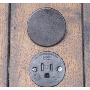 Sillites Self-contained outlet for Kitchen Islands White