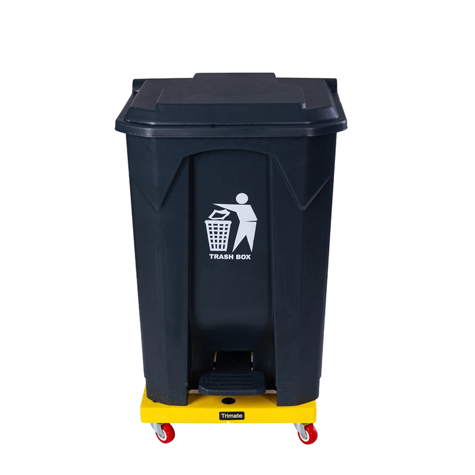 TRIMATE KD Furniture Dolly, 300Lbs Max Weight Plastic 16" x 16" x 4" Dolly