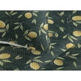 thumbnail image 3 of Ambesonne Citrus Quilted Bedspread Set 3 Pcs, Lemon Pattern Tropical Art, Twin, Mustard Hunter Green, 3 of 4