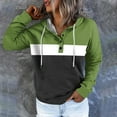 thumbnail image 5 of Jsaierl Womens Hoodies Cute Color Block Graphic Hooded Sweatshirts Casual Pullover Workout Long Sleeve Top Hoodie Womens Hoodies Under $20, 5 of 5