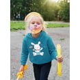 thumbnail image 2 of Cute Bunny With Flower Hoodie Toddler -Image by Shutterstock,  2 Toddler, 2 of 4