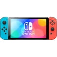 thumbnail image 4 of Newest Nintendo Switch 64G OLED Model Bundle, Nintendo Switch Console with Neon Red & Neon Blue Joy-Con Controllers, Vibrant 7-inch OLED Screen, 64GB Storage, HDMI, Bluetooth, Mazepoly Accessories, 4 of 6