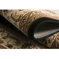 thumbnail image 3 of 5' X 8' Black and Ivory Oriental Power Loom Area Rug, 3 of 5