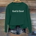 thumbnail image 2 of WEAIXIMIUNG Sweatshirts pour Femmes avec Fermetures Éclair Pull à Capuche Imprimé Lettre Col Rond pour Automne & Hiver, 2 of 3
