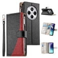 thumbnail image 3 of Funda cartera GANGXUN para Xiaomi Redmi 14C 4G , cuero PU con tarjetero, cremallera, correa de mano, soporte y protección 1051°, 3 of 6