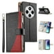 thumbnail image 3 of Funda cartera GANGXUN para Xiaomi Redmi 14C 4G , cuero PU con tarjetero, cremallera, correa de mano, soporte y protección 1051°, 3 of 6