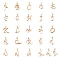 thumbnail image 2 of Infinique Creations - 14K Gold Over 925 Sterling Silver Alphabet Initial Letter Pendant CZ, 2 of 3
