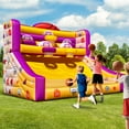 thumbnail image 6 of Wellcomer Inflatable Basketball Arcade Game for kids with Blower and Basketballs, 6 of 9