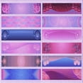 thumbnail image 1 of Ahgly Company Indoor Square Patterned Dark Orchid Purple Area Rugs, 6' Square, 1 of 6