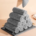 thumbnail image 4 of Bamboo Fiber Dish Cloth, Strong Water Absorbent, Thick and Reusable, Multifunctional, Ultra Fine Fibers for Handwashing Household Cleaning, 4 of 7