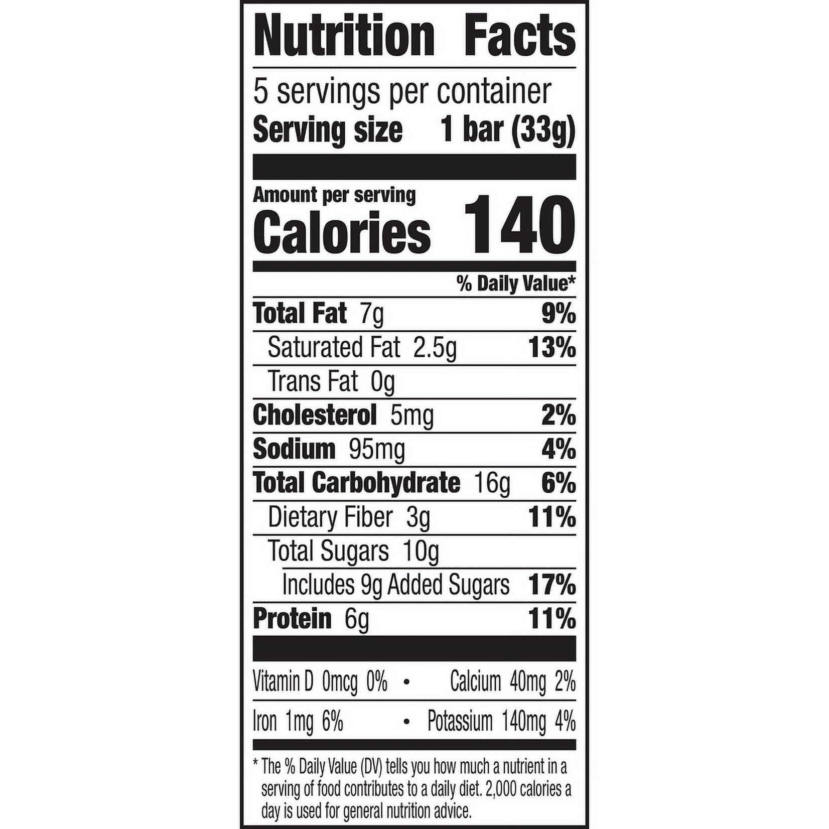 Annie's Protein Bars, Chocolate Peanut Butter Cookie Dough, 5.85 oz, 5 ct