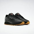thumbnail image 3 of Reebok Footwear Men Classic Leather Shoes Cblack/Pugry5/Rbkg03, 3 of 9