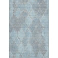 thumbnail image 2 of Addison Rugs Mayfield Premium Machine Washable Transitional Damask Denim Rectangle Rug, 8' x 10', 2 of 7