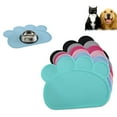 thumbnail image 2 of JoyMoreToys Anti-Slip Silicone Placemat, Thick Placemat Waterproof Pet Feeder Pad, with Raised Edge Puppy Kitten Feeding Mats Prevents Food and Water Splashing out, 2 of 4