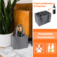 thumbnail image 3 of Bolsa de transporte de vino versátil, adecuada para diversas ocasiones, bolsas de supermercado reutilizables, material de fieltro portátil para almacenamiento de vino para viajes, campamentos,, 3 of 8