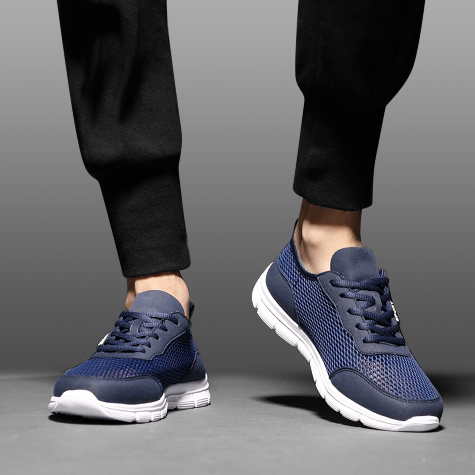 Mesh Walking Tennis Shoes for Men Breathable Lightweight 