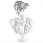Renwil Juliett Bust Statue in Silver and Matte White - image 2 of 2