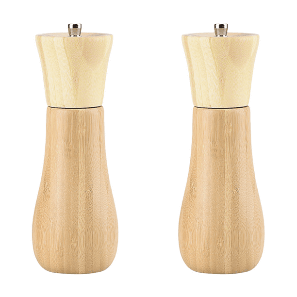 Salt Grinder White Wooden Pepper Grinder Sea Salt And Pepper Grinders
